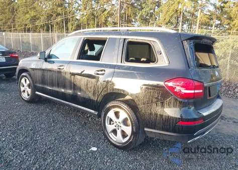 2017 Mercedes-Benz Gls 450 4Matic z USA, uszkodzony, nr VIN 4JGDF6EE6HA931000